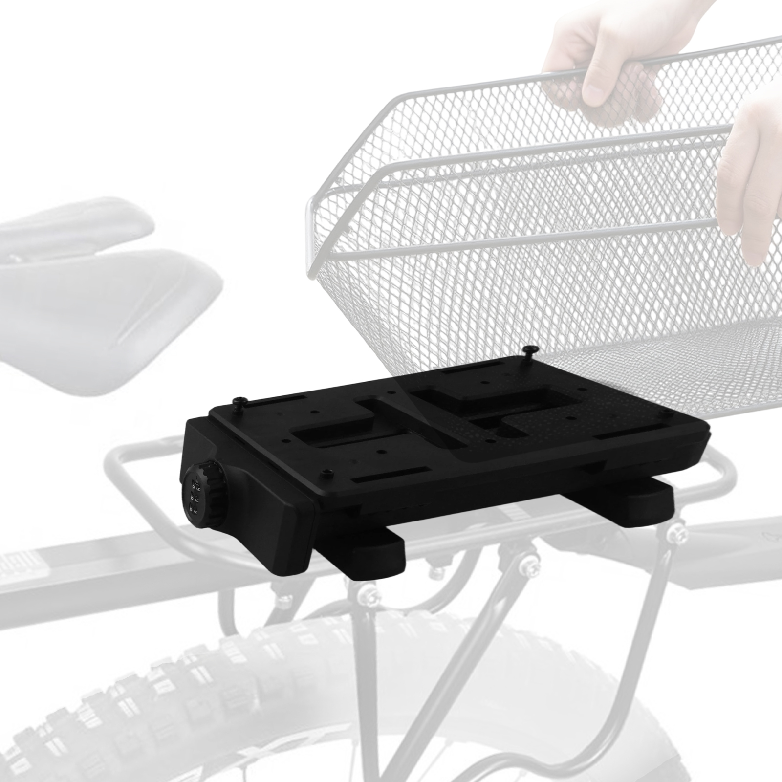 Quick-Release Bike Adapter Plate Set with Lock